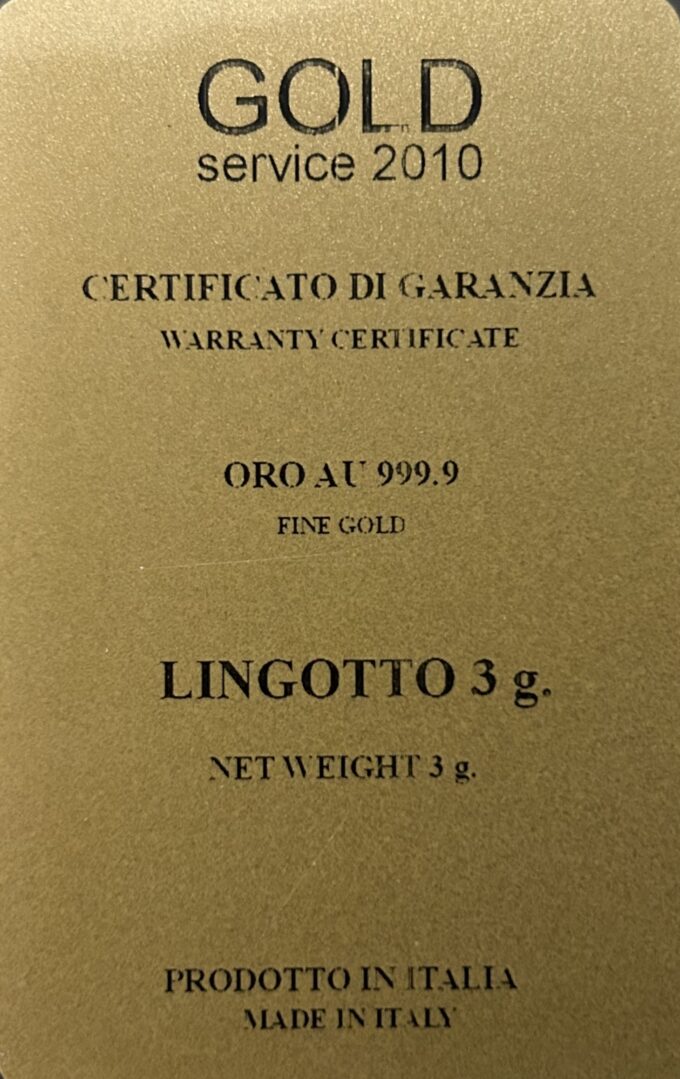 LINGOTTO 3 g - immagine 3